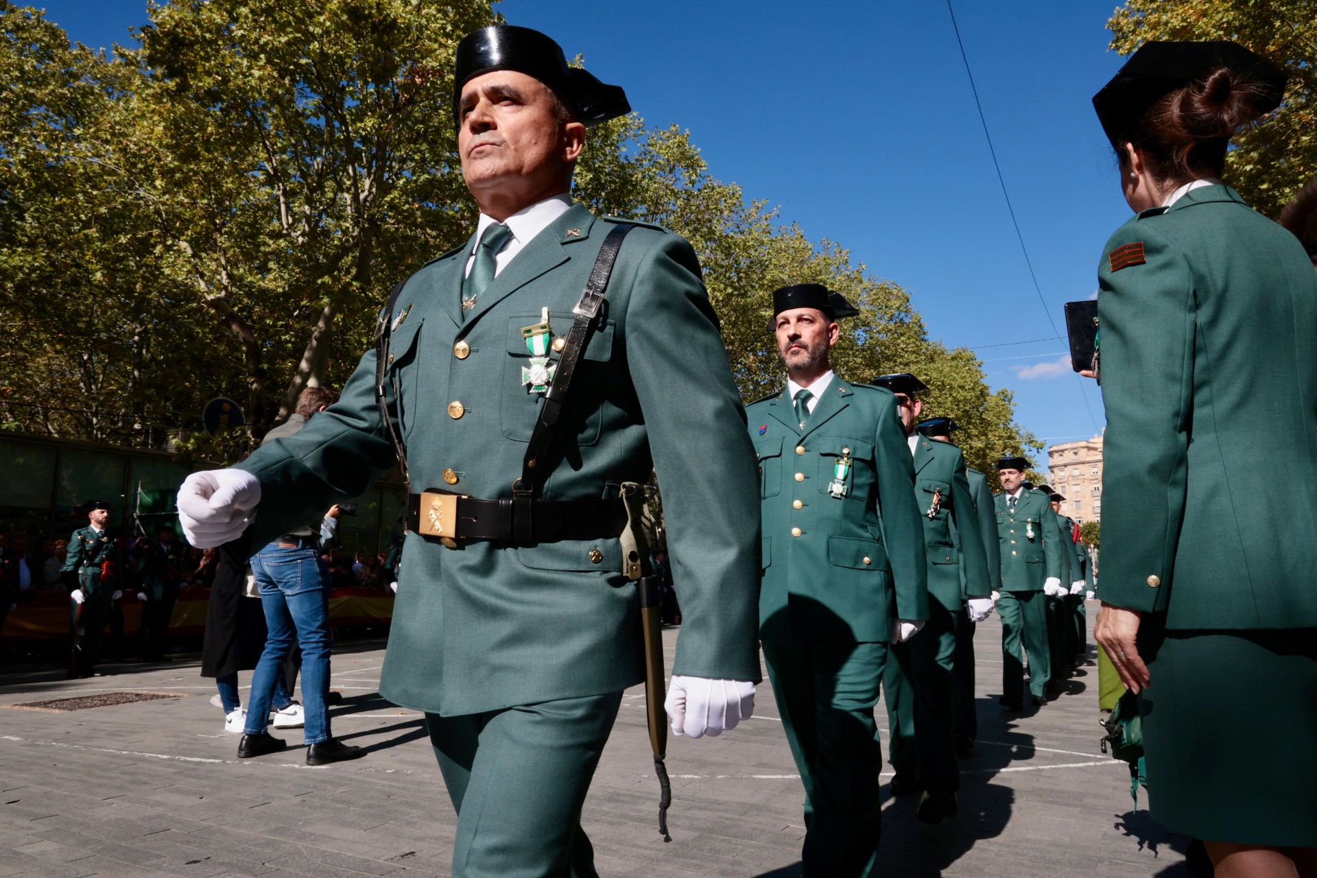 Las imágenes del acto de la Guardia Civil en Valladolid por el Día de la Hispanidad