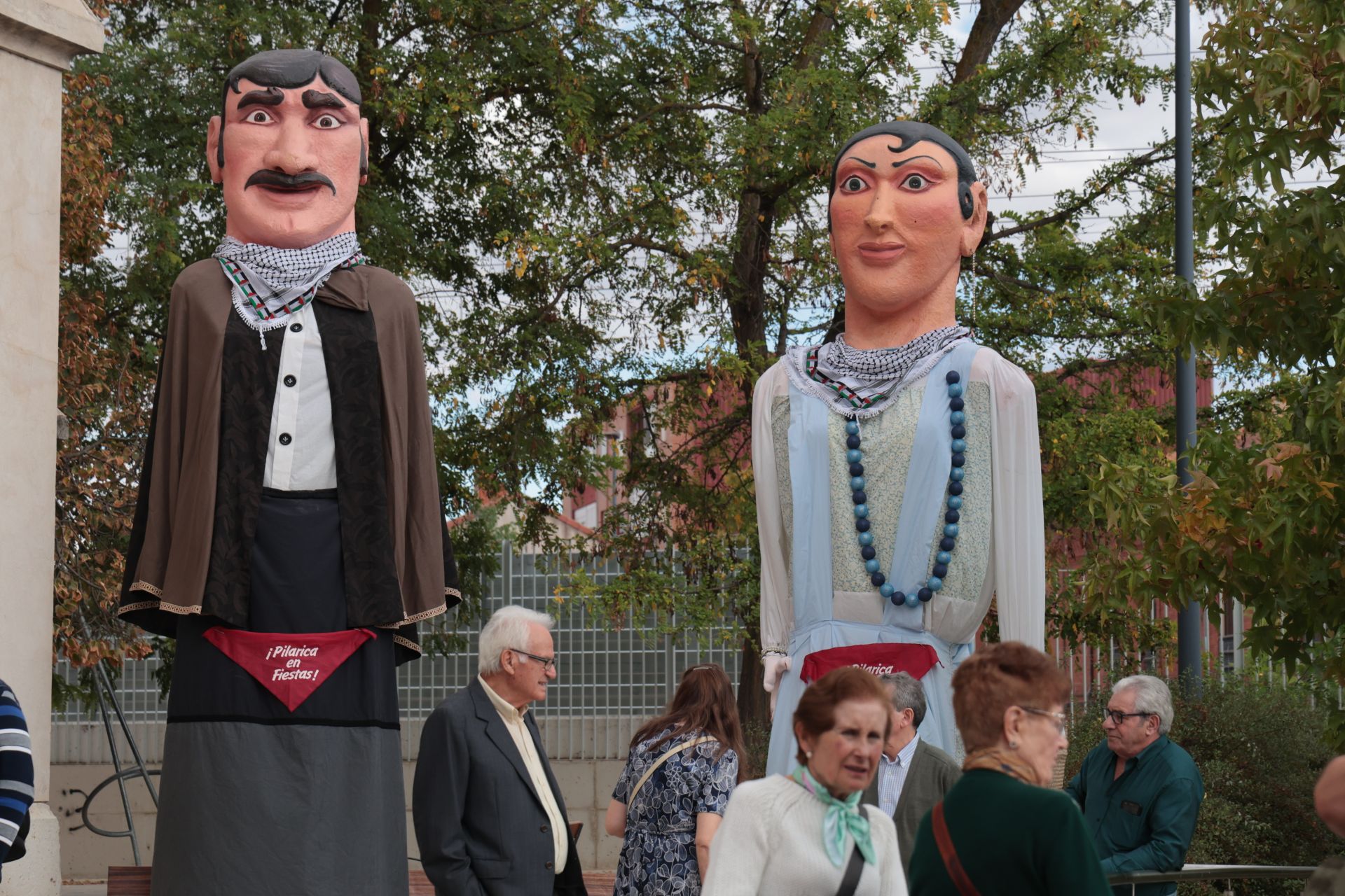 La procesión de la Virgen de la Pilarica, en imágenes