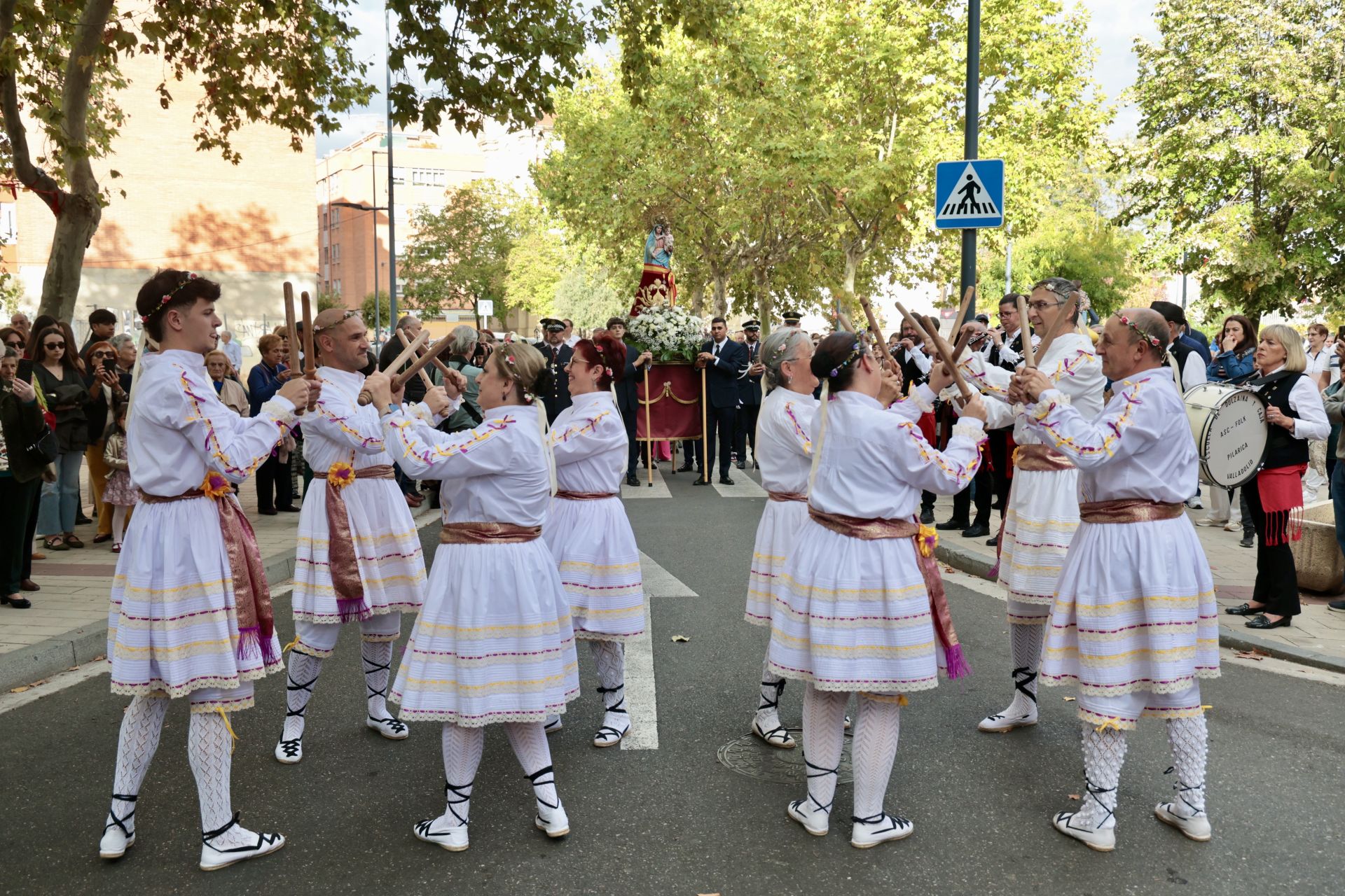 La procesión de la Virgen de la Pilarica, en imágenes
