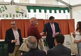 XXXII Acto de Exaltación del Fuero de Brañosera, este domingo en la carpa del Mirador de Argilo, que en junio recibió a los Reyes de España.