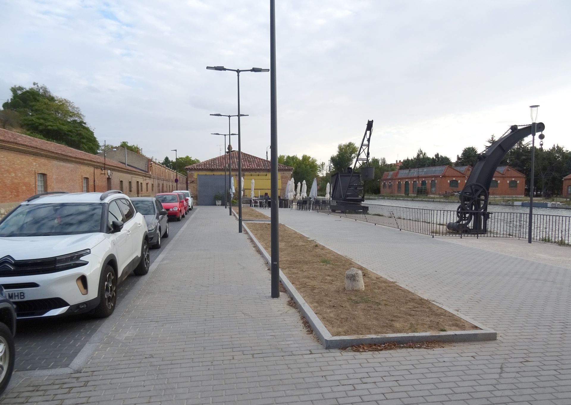 Obras en la calle Canal de Valladolid