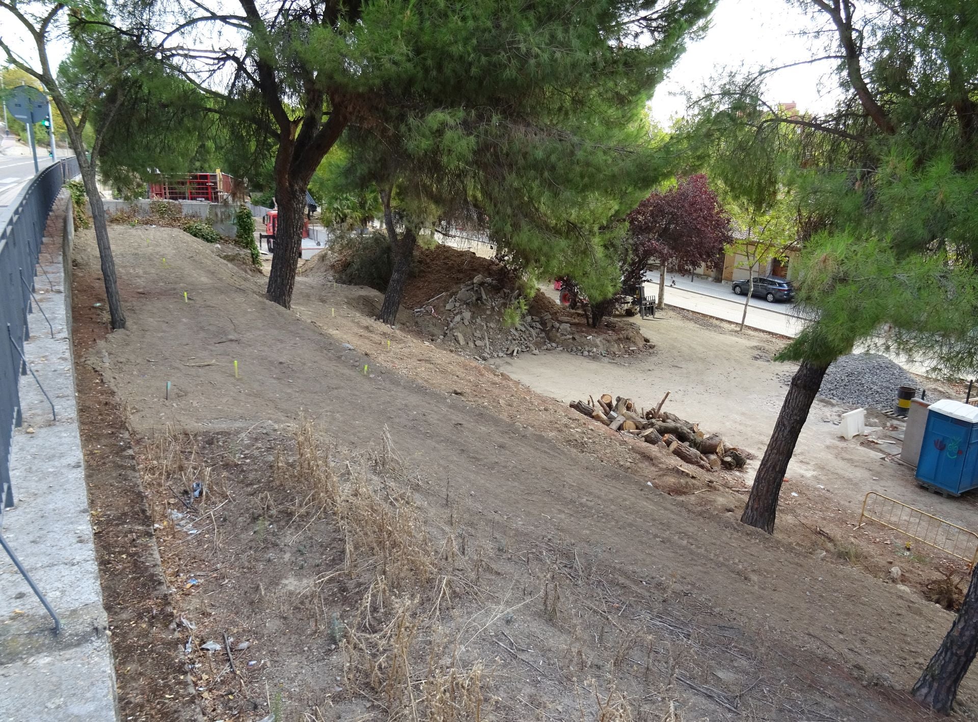 Obras en la calle Canal de Valladolid