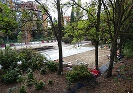 Obras en la calle Canal de Valladolid