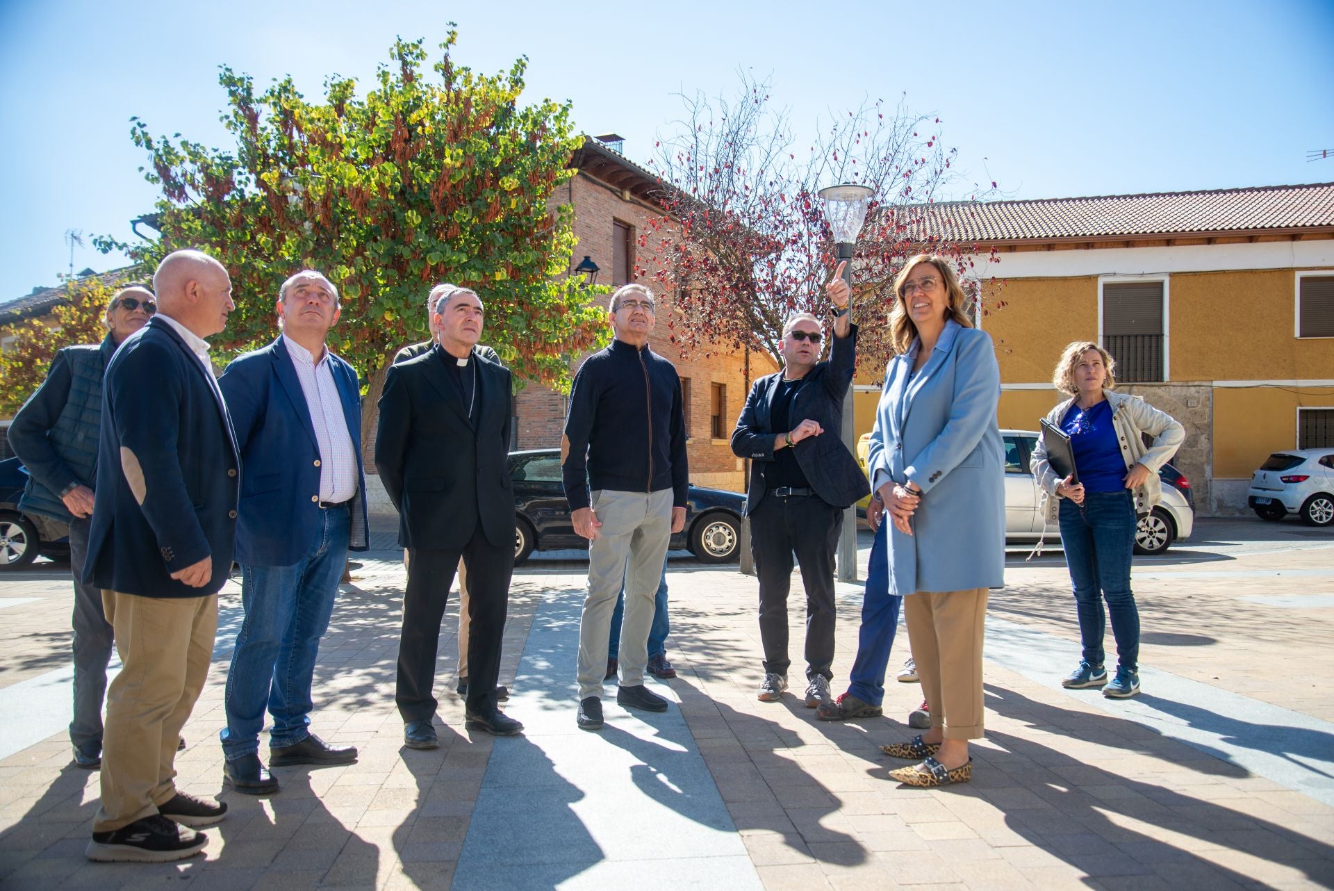 Así avanzan las obras de mejora de la iglesia de Grijota