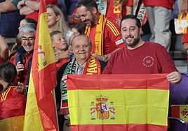 Imágenes del partido entre España y Bulgaria clasificatorio para el Mundial 2026 disputado este martes en el Nuevo José Zorrilla de Valladolid