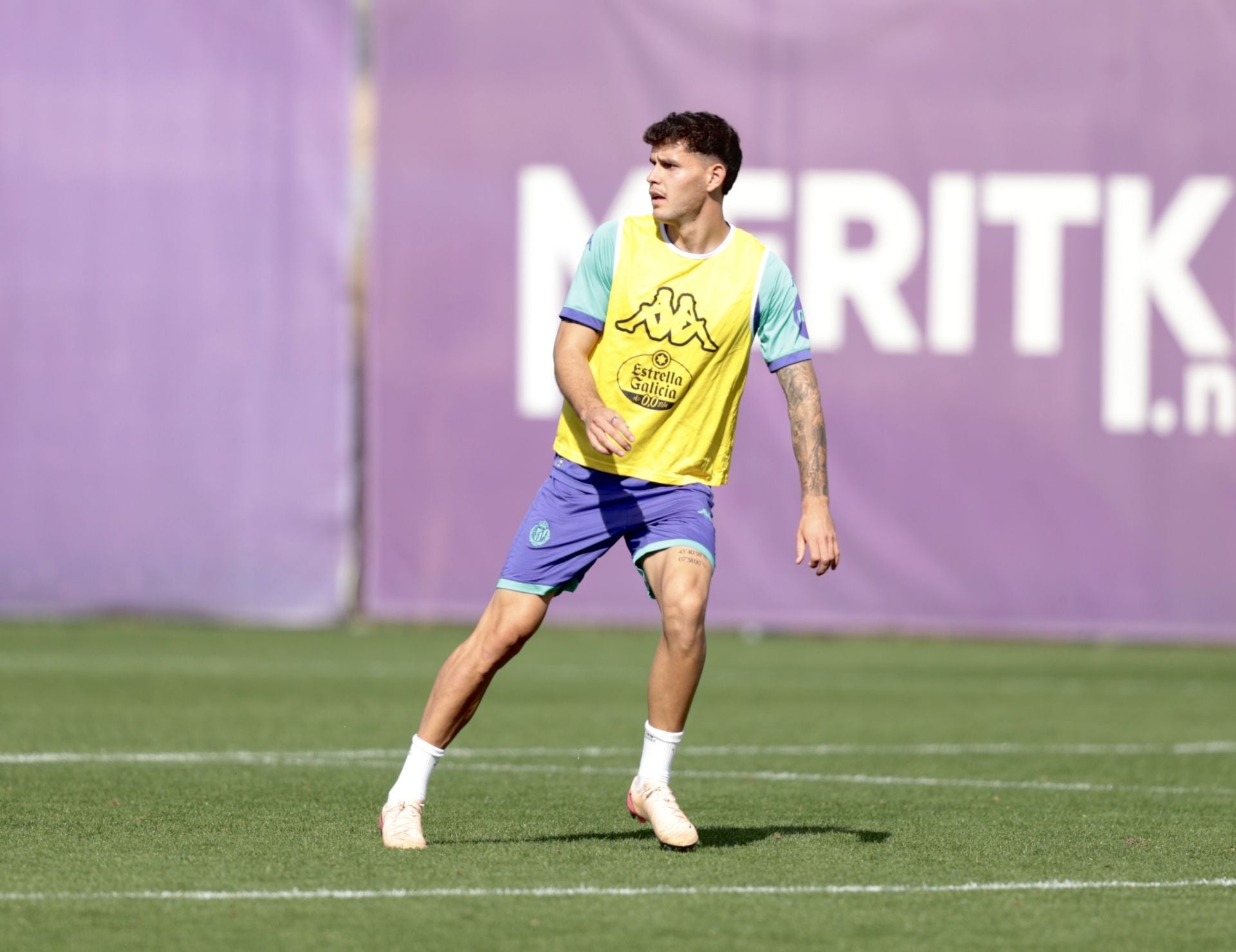 Las imágenes del entrenamiento del Real Valladolid tras la victoria en Burgos