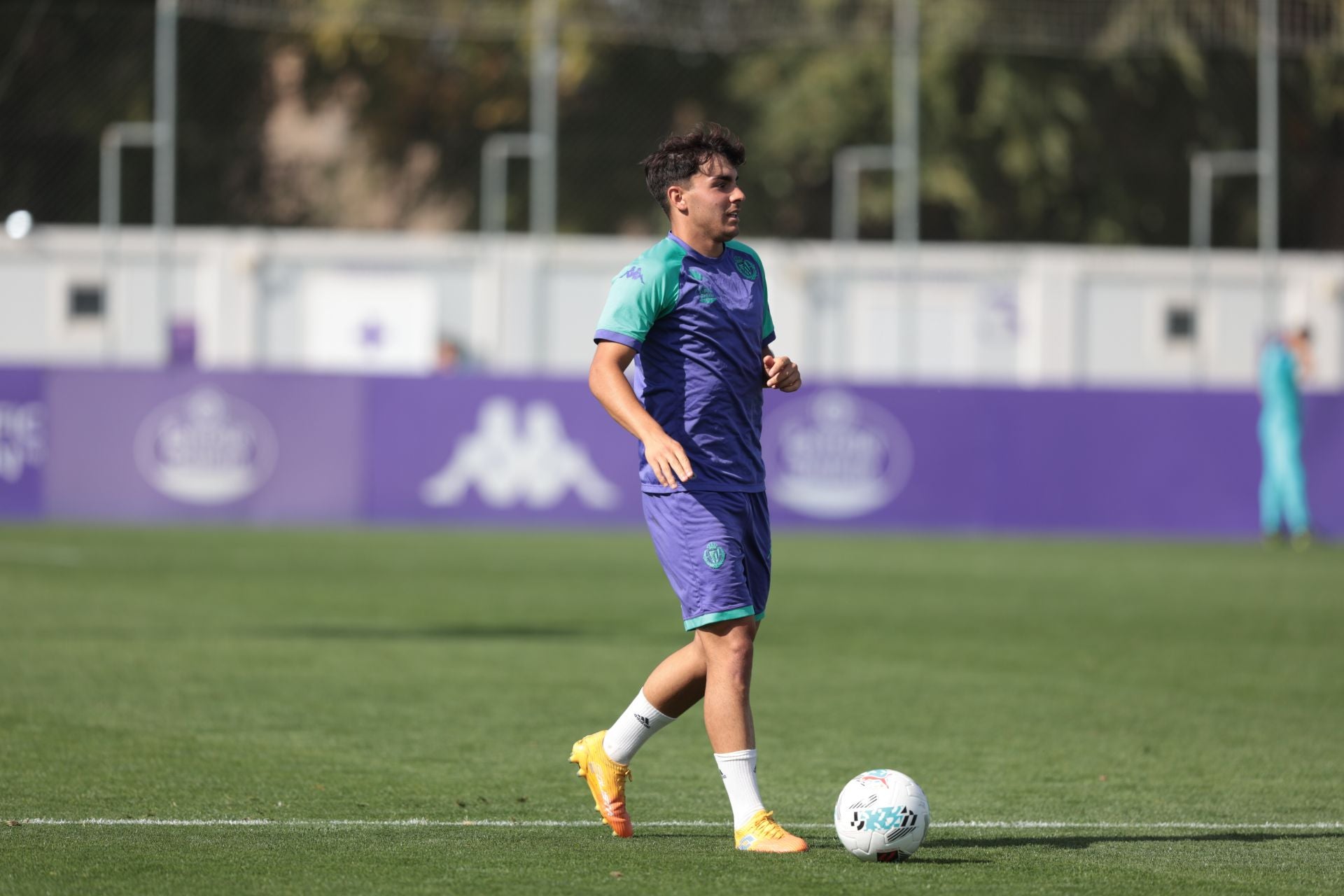 Las imágenes del entrenamiento del Real Valladolid tras la victoria en Burgos