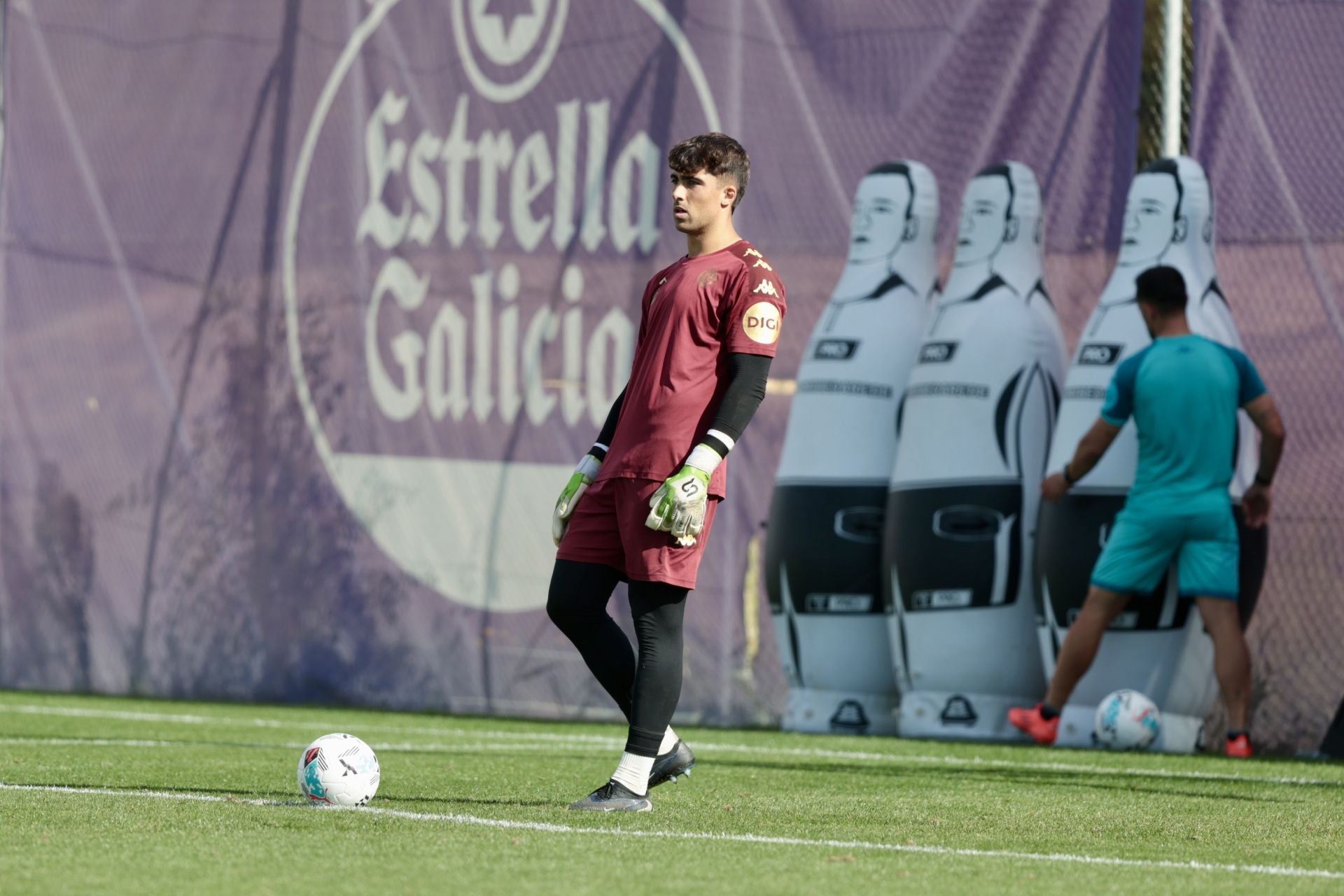Las imágenes del entrenamiento del Real Valladolid tras la victoria en Burgos