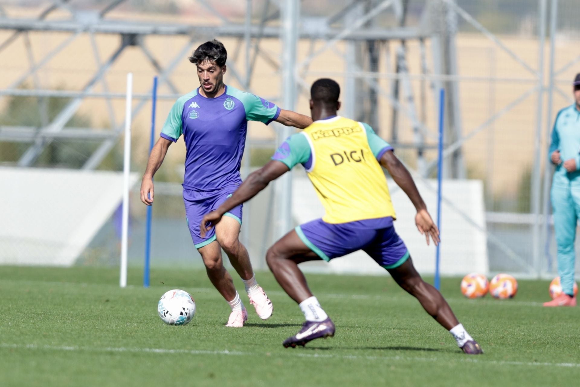 Las imágenes del entrenamiento del Real Valladolid tras la victoria en Burgos