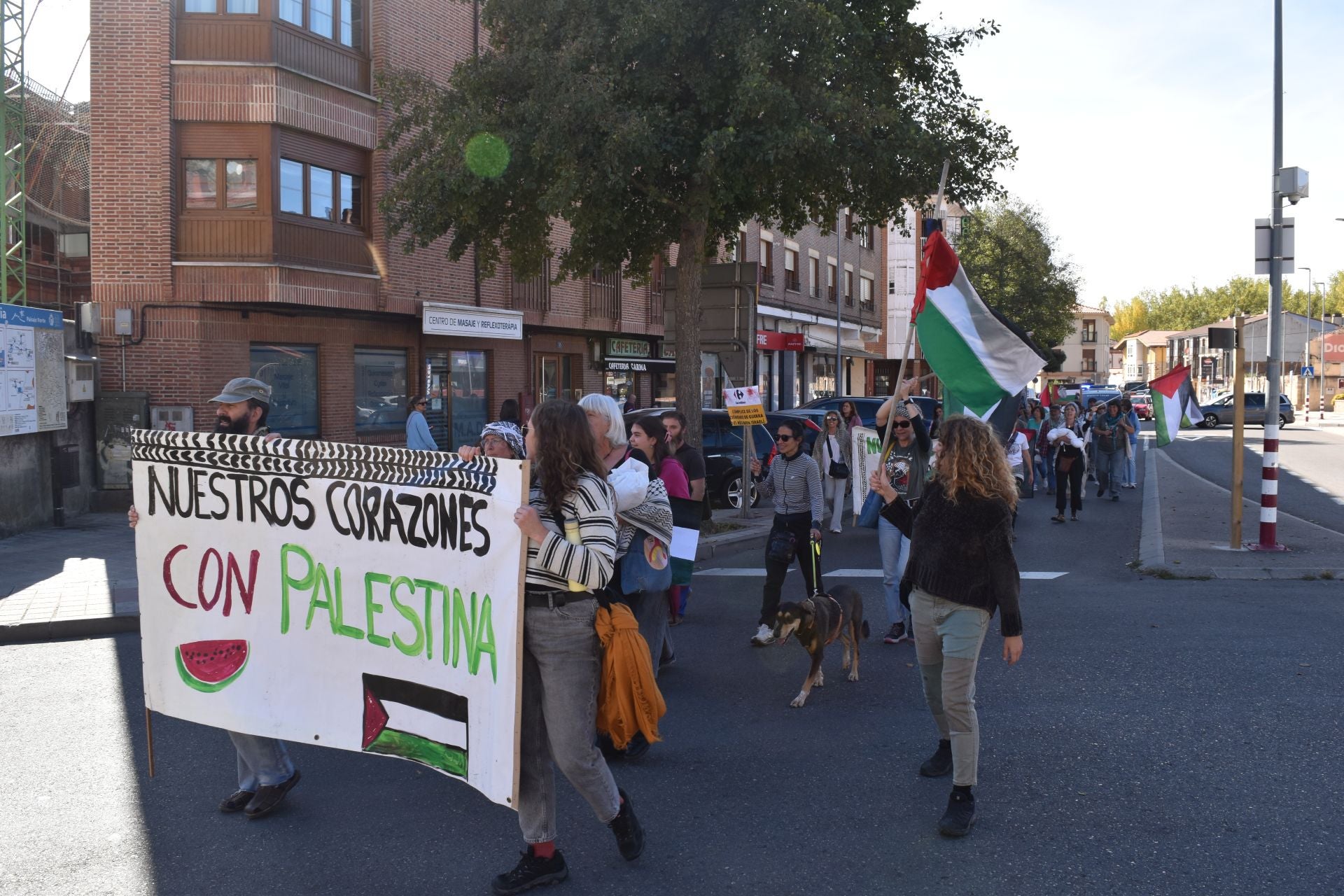 Aguilar se solidariza con Palestina