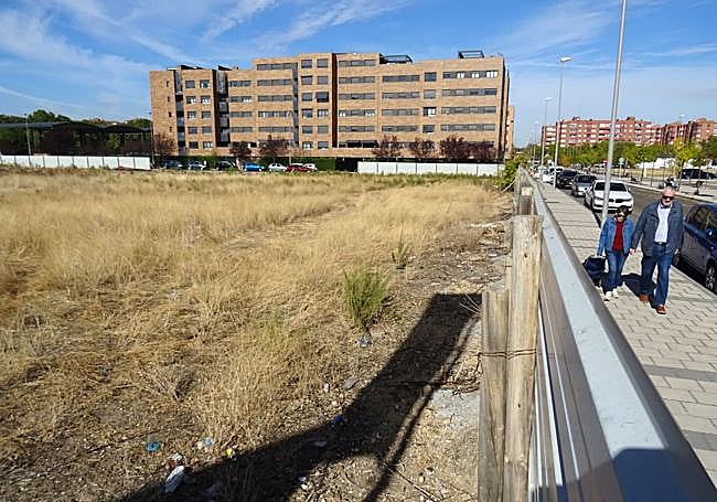 La parcela en la que se levantará el residencial Viveros.