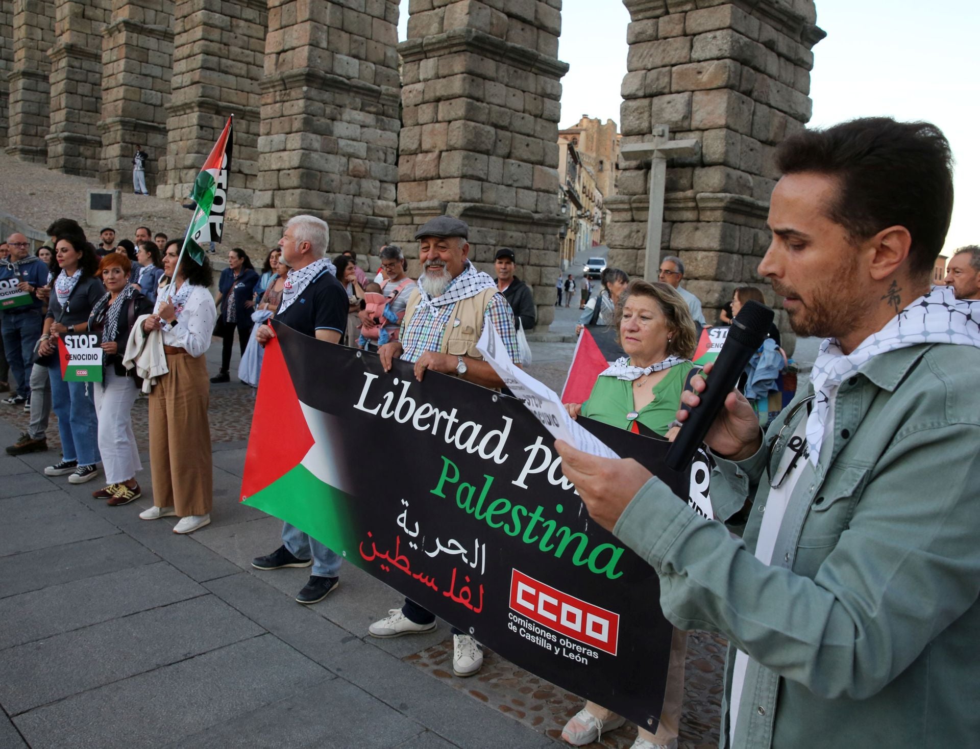 Las protestas por Palestina, en imágenes