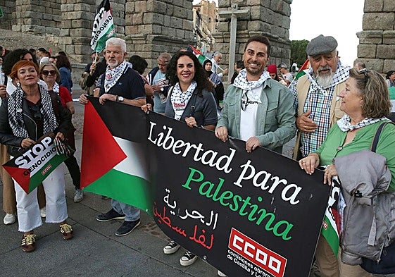 Continúan las muestras de apoyo al pueblo Palestino en Segovia