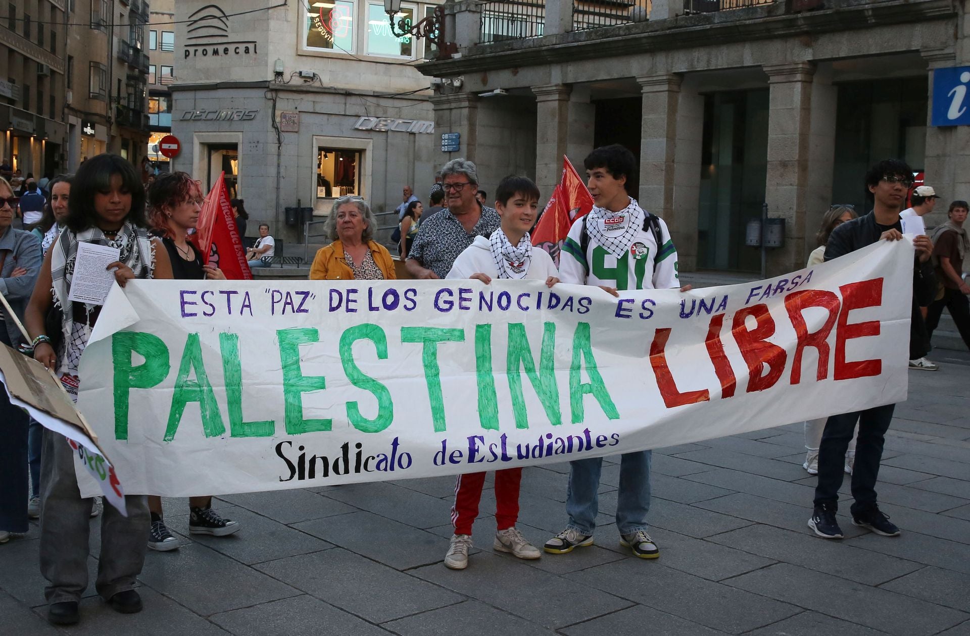 Las protestas por Palestina, en imágenes