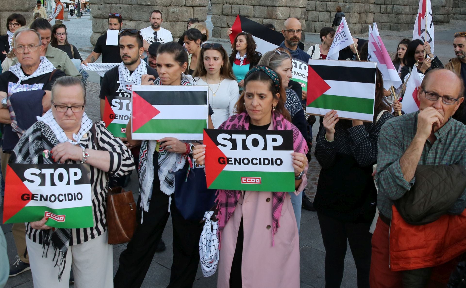 Las protestas por Palestina, en imágenes
