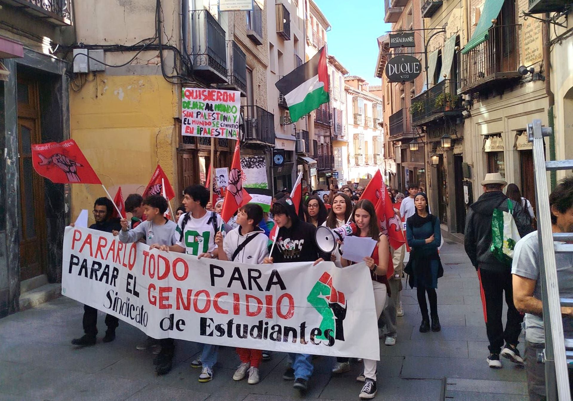 Las protestas por Palestina, en imágenes