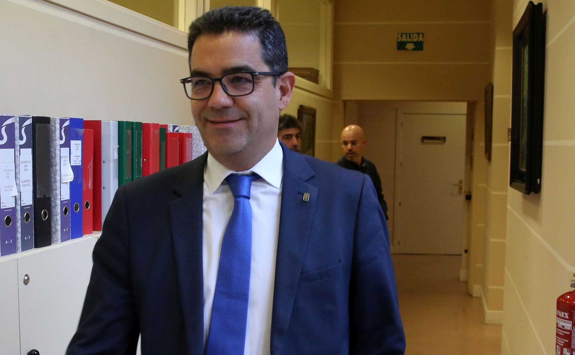 Fotografías de la mañana municipal en el Ayuntamiento de Segovia