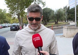 Toño Sanchís acudiendo a los juzgados.