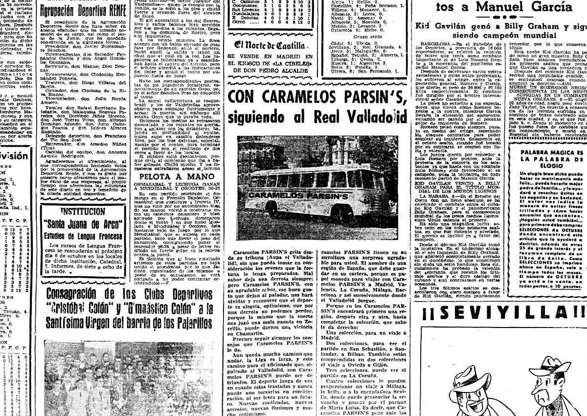 Imagen secundaria 1 - Make, en la tienda. Y páginas de El Norte en 1952 y 1969.