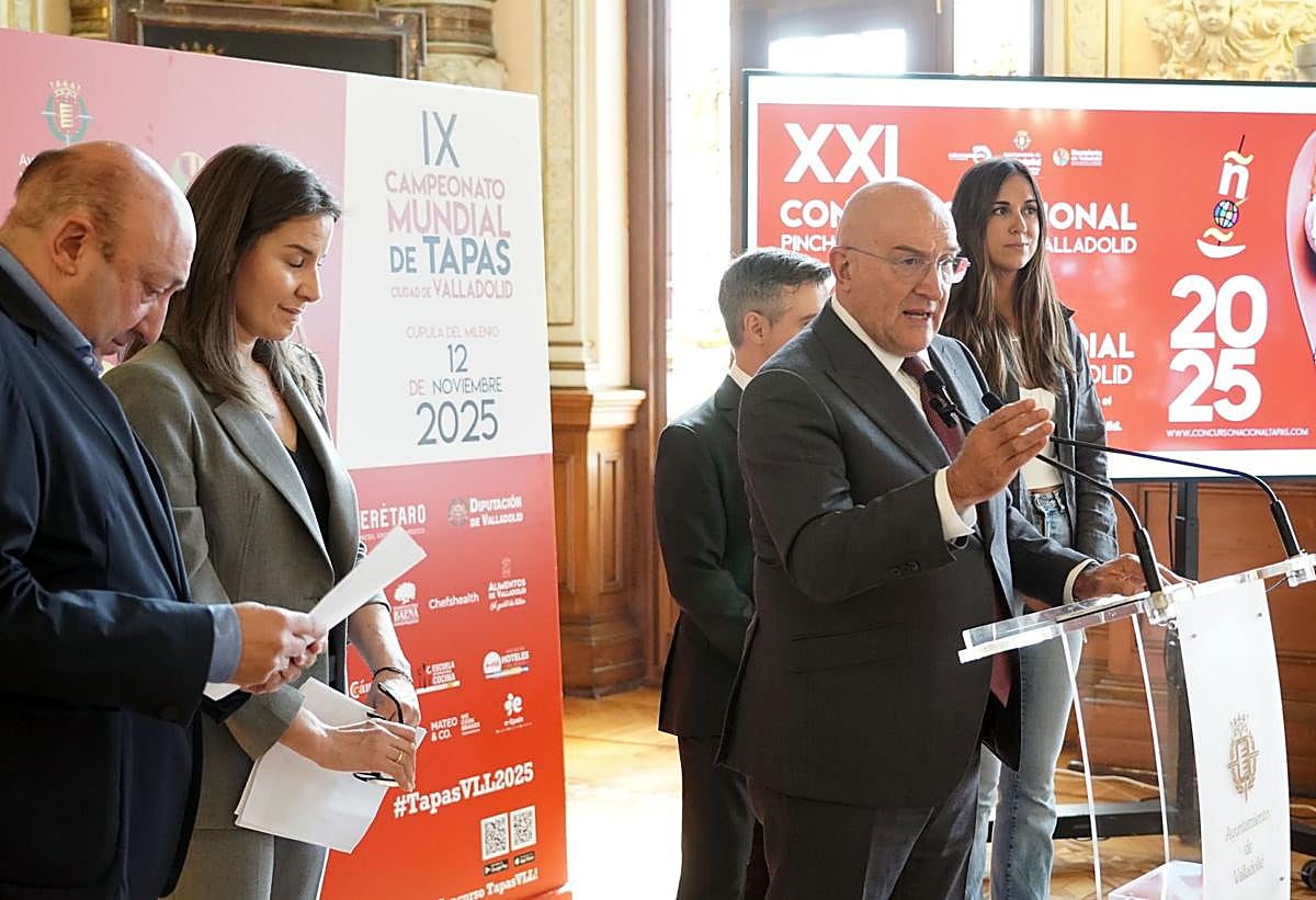 Presentación del Concurso Nacional de Pinchos y el Campeonato Mundial de Tapas, este miércoles.