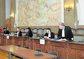Un momento del juicio celebrado desde el pasado 9 de octubre en Bruselas.