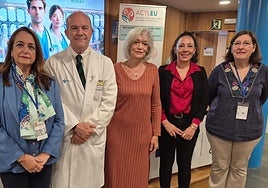 Inauguración del congreso regional de enfermería urológica, en el Hospital de Segovia.