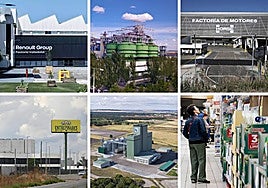 Algunas de las empresas o sectores que conforman el 'Top 10' en Valladolid.