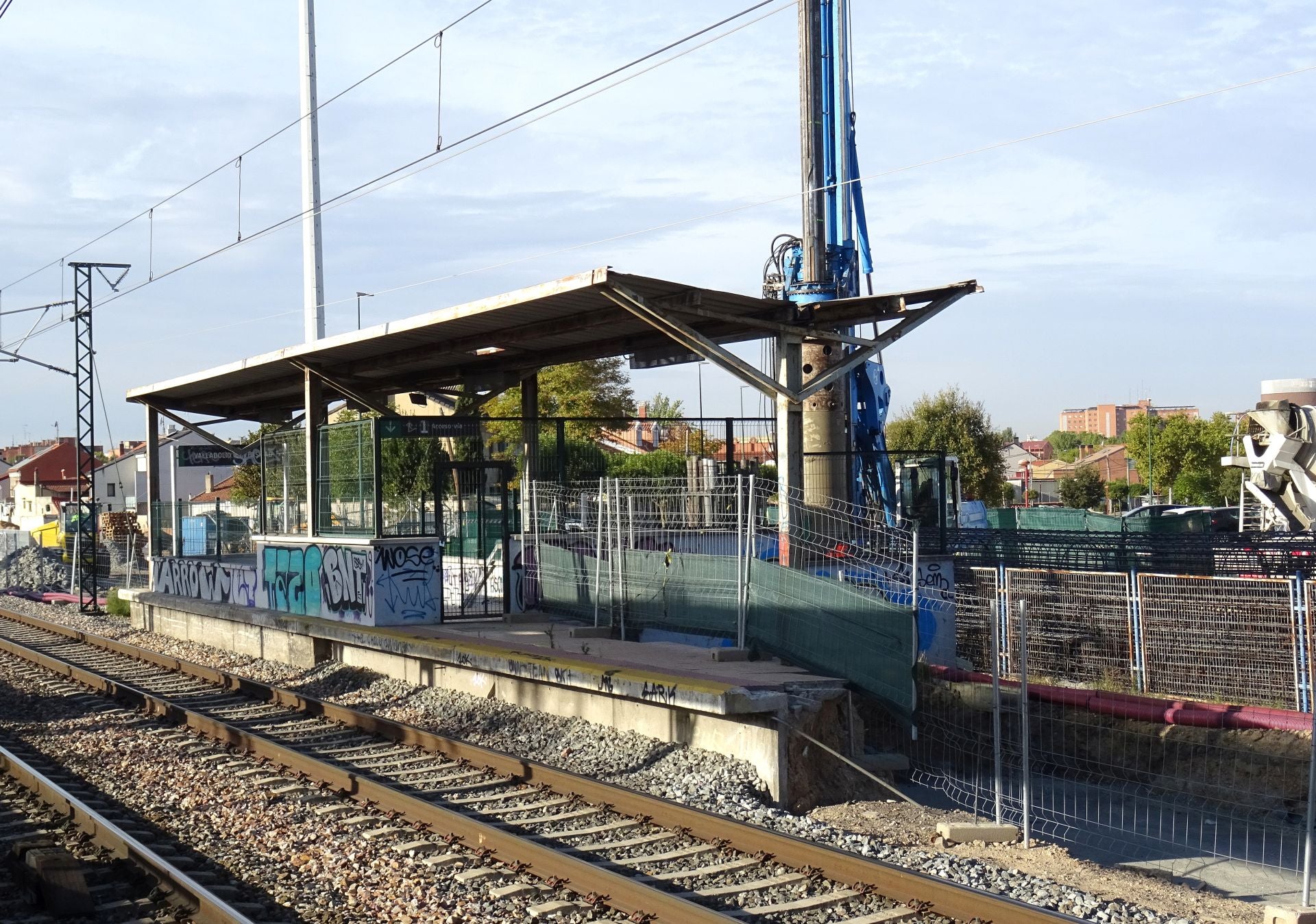 Las imágenes de las obras del túnel del apeadero