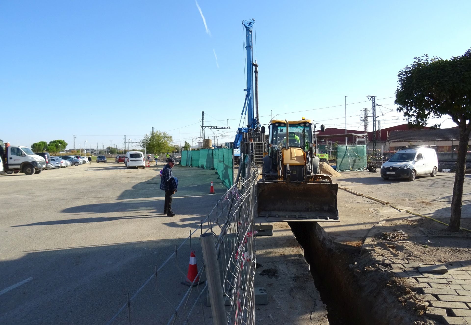 Las imágenes de las obras del túnel del apeadero