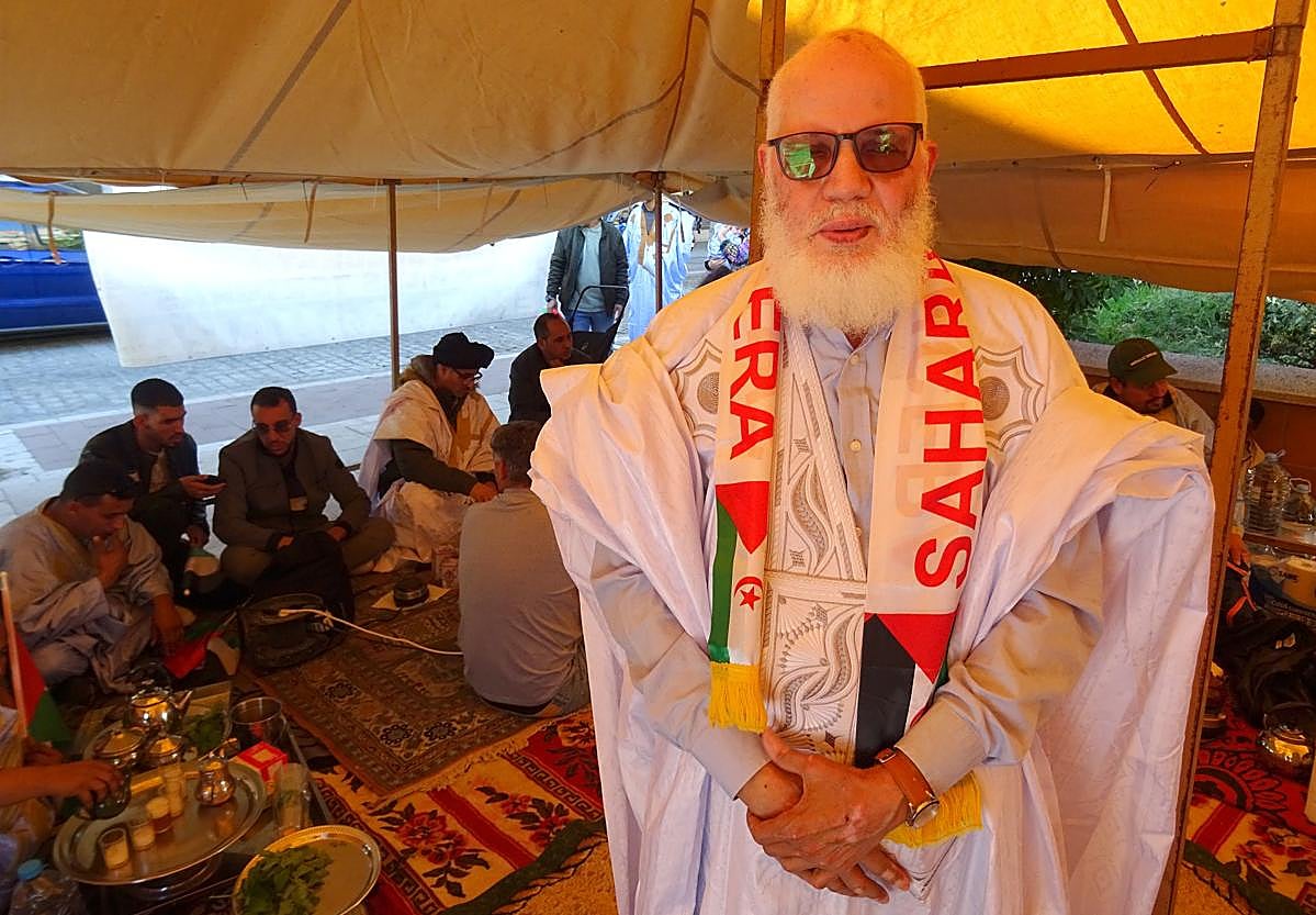 Protesta por la indepencia del pueblo saharaui en Valladolid