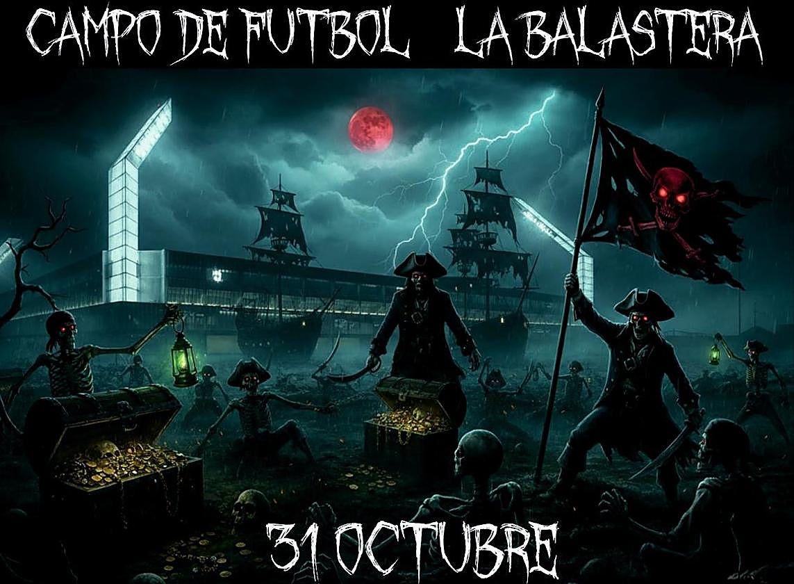 La Balastera se transformará en Halloween en una isla pirata plagada de fantasmas