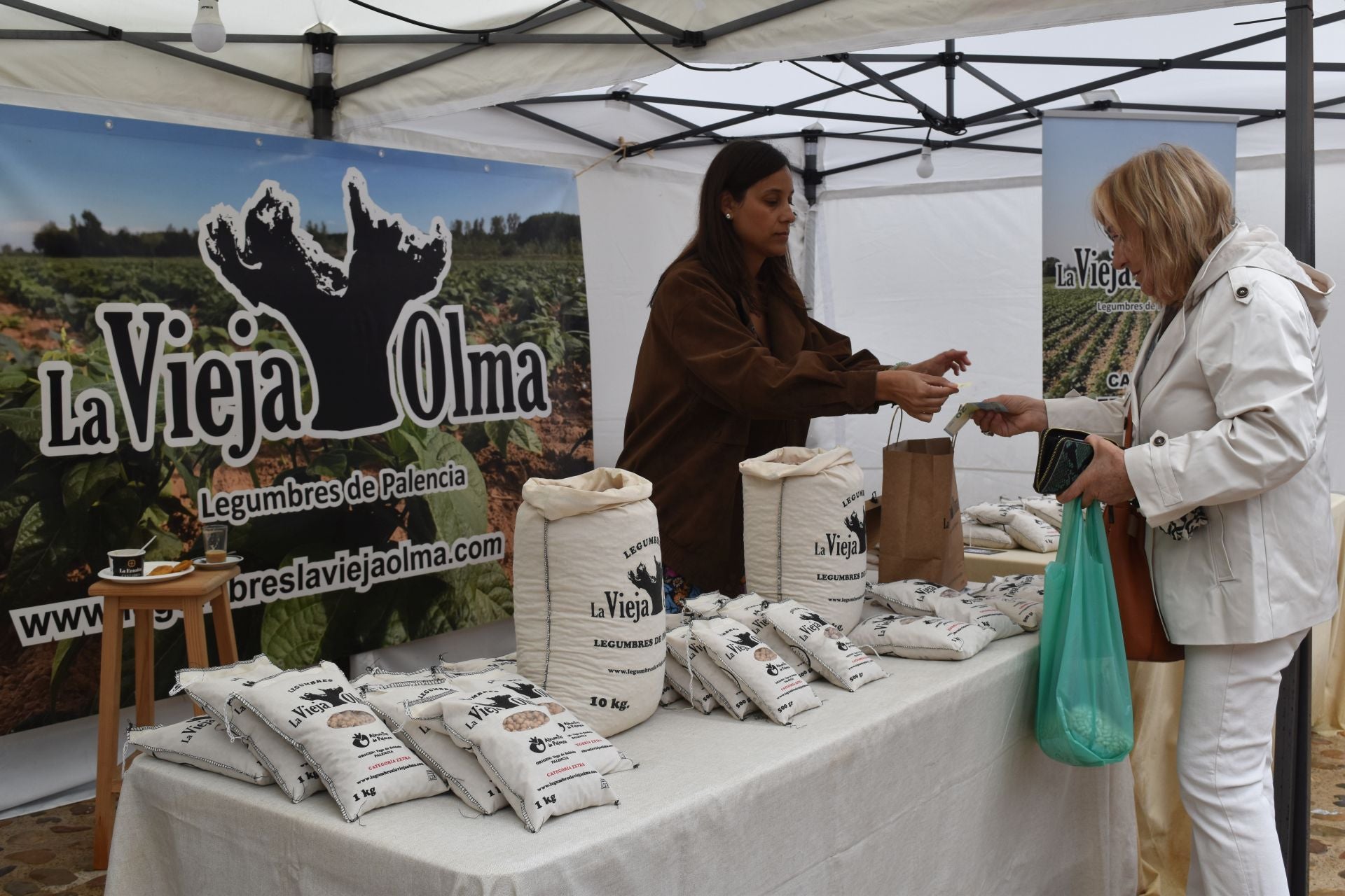 Saldaña presume de legumbres