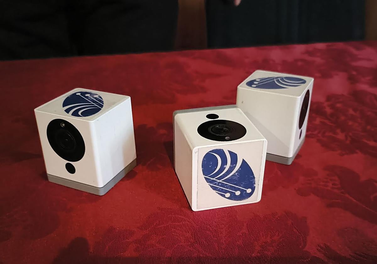 Cámaras que Sociograph instalará en el festival para medir los microgestos del público.