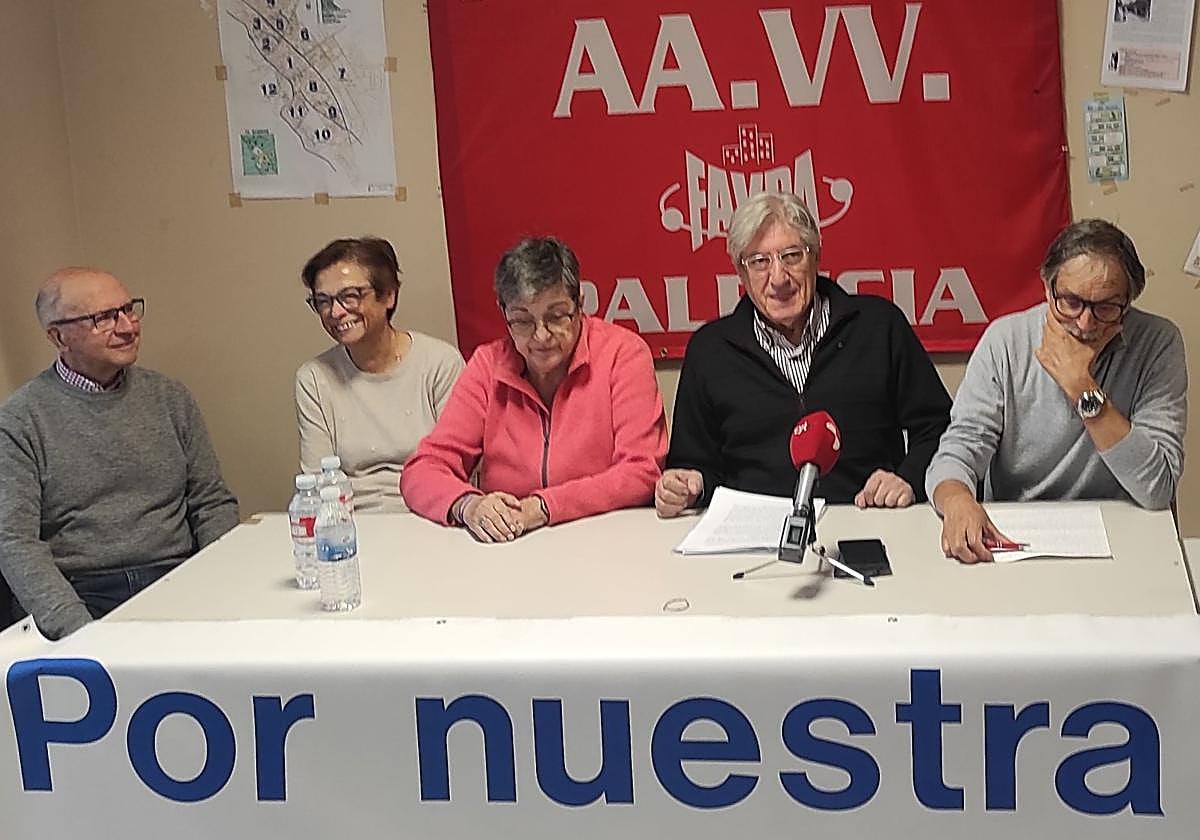 La Plataforma en defensa de la Salud y Sanidad Pública de Palencia, este lunes.
