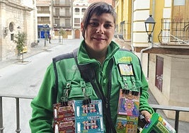 La vendedora Rebeca Maseda Renedo.