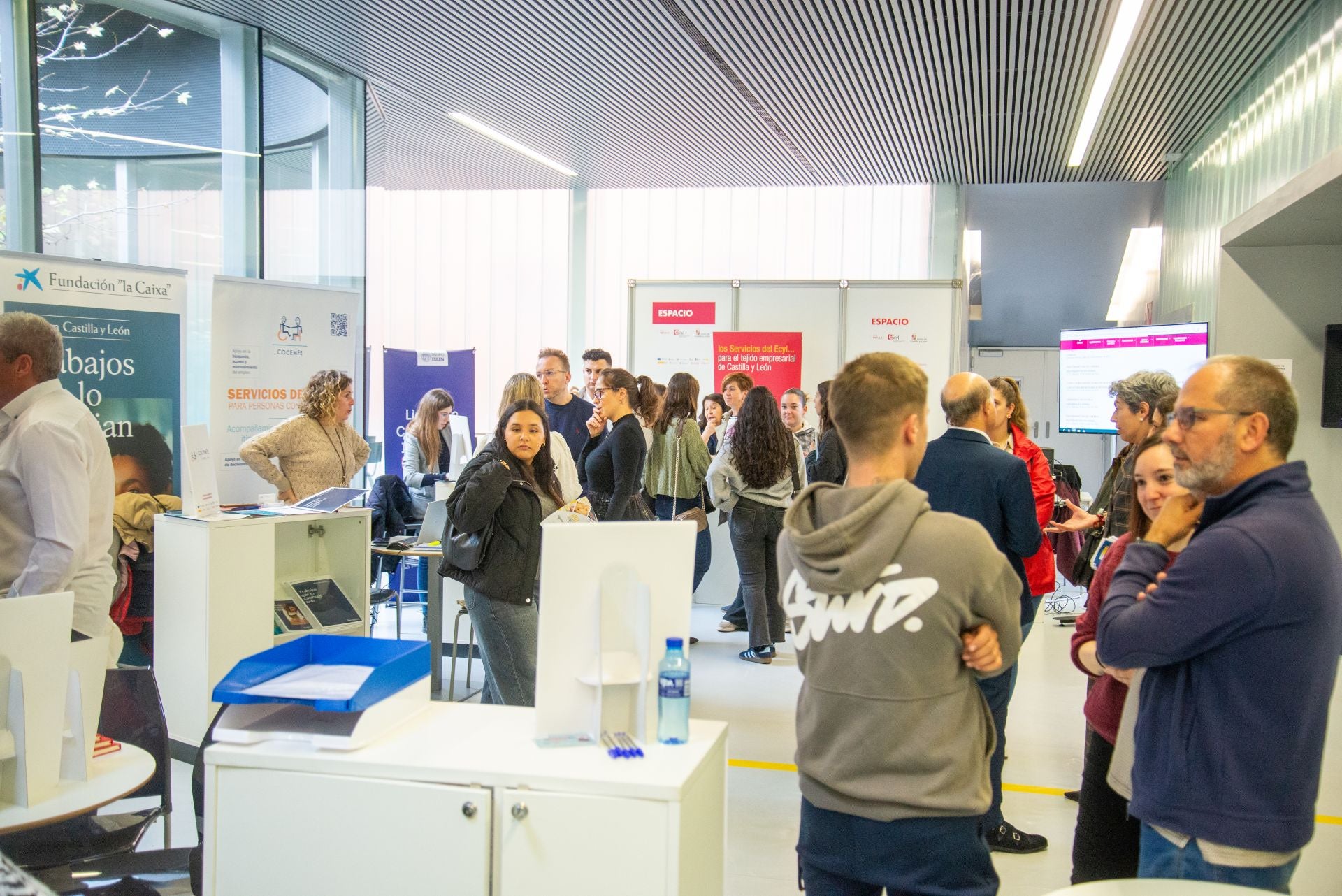 Así ha transcurrido la Feria de Empleo de Palencia