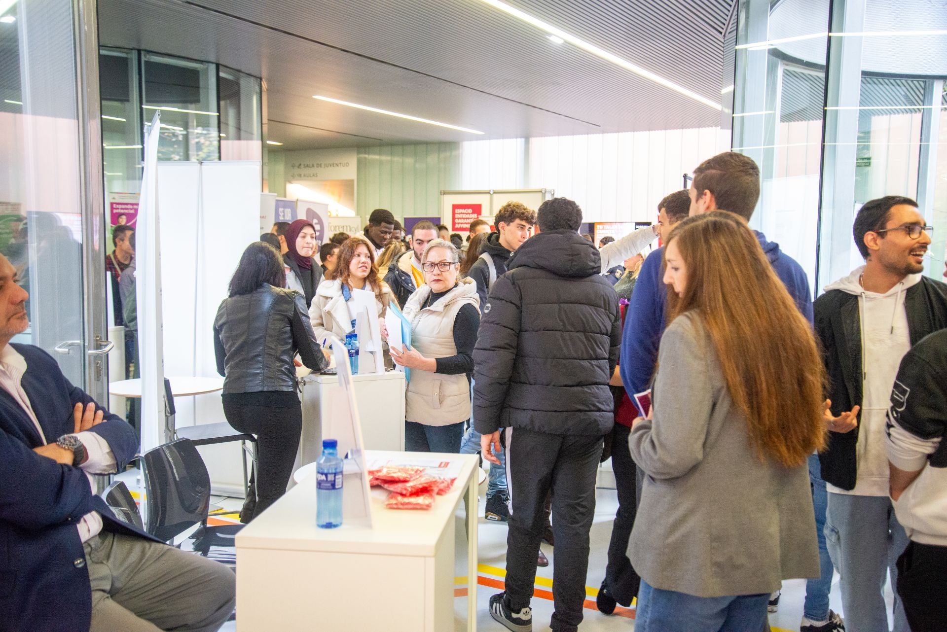 Así ha transcurrido la Feria de Empleo de Palencia