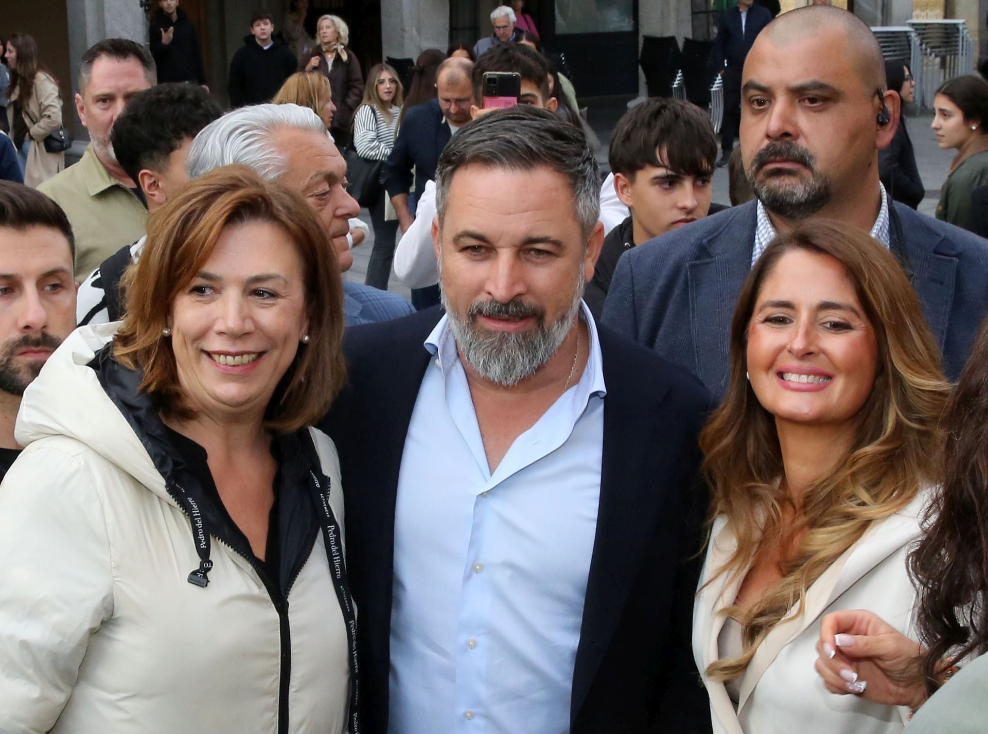 La visita de Abascal a Segovia, en imágenes