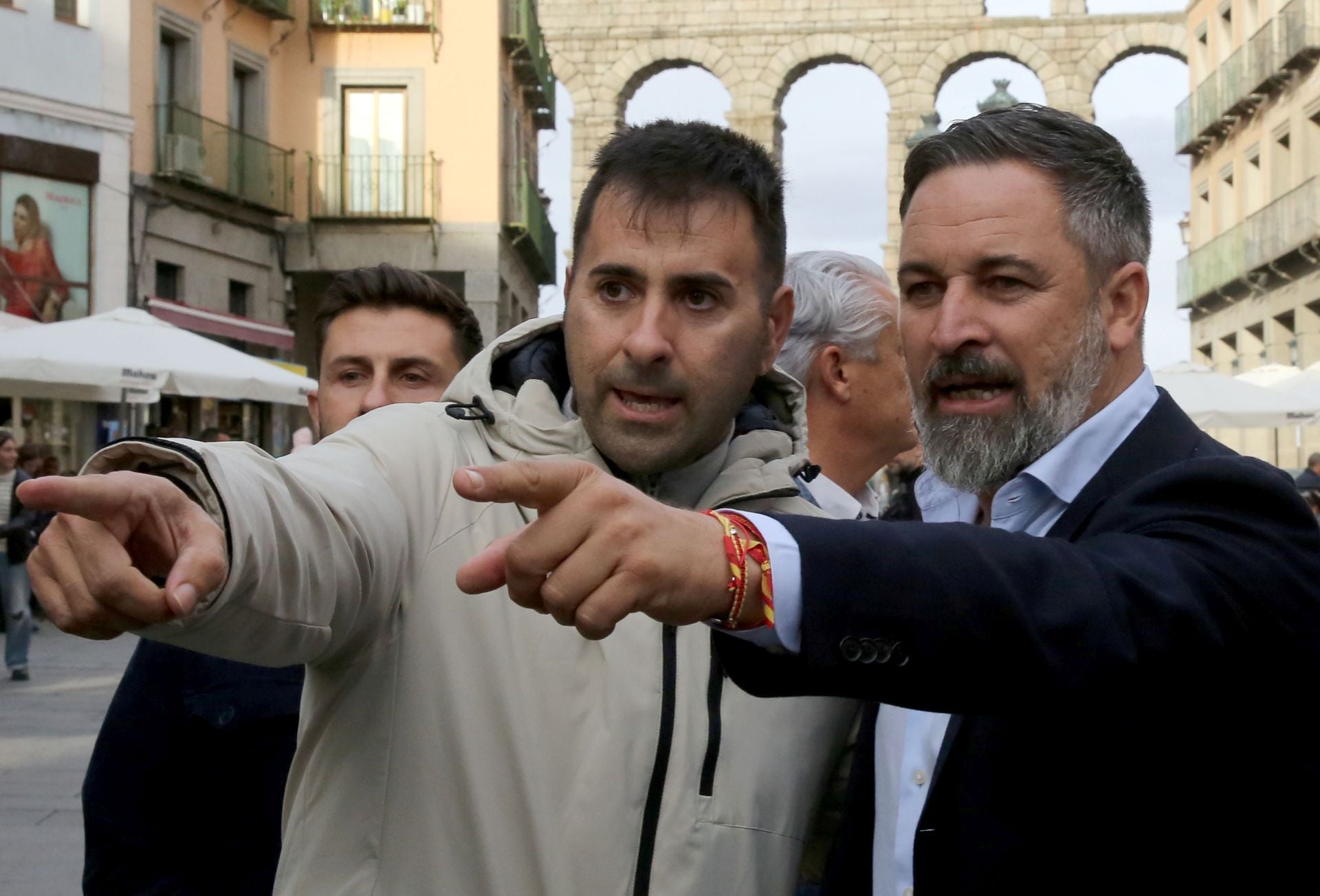 La visita de Abascal a Segovia, en imágenes