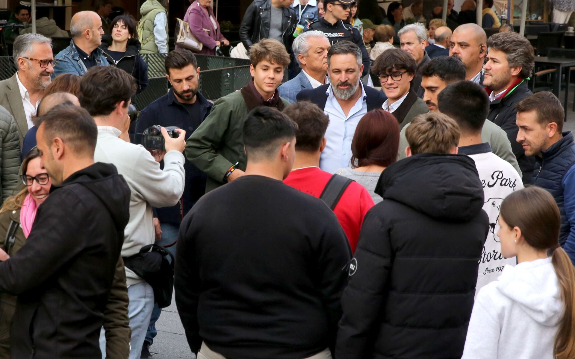 La visita de Abascal a Segovia, en imágenes