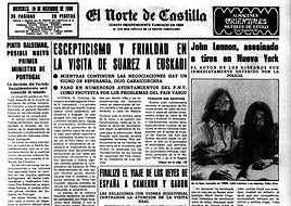 John Lennon, asesinado a tiros en Nueva York