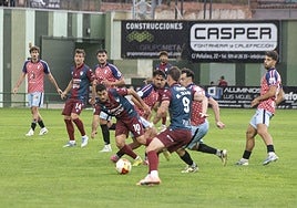 Un momento del partido entre Segoviana y Ávila del pasado domingo.