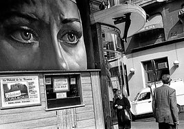 Fotografía de Javier Campano del Palacio de la Prensa, en Madrid.