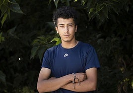 Anass Ahnin, en los entornos del Parque de las Norias en julio del año pasado.