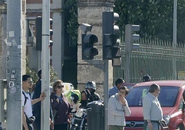 Semárofo sin servicio durante el apagón del pasado 28 de abril.