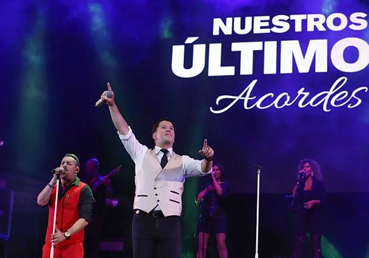 Andy y Lucas, en su último concierto.