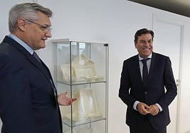 Inauguración de las nuevas instalaciones de PackBenefit en Valladolid, este viernes.