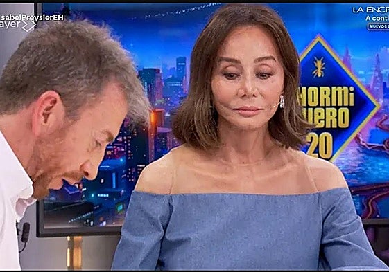 Isabel Preysler en 'El Hormiguero'.