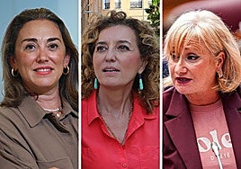 María González Corral, María Pardo y Leticia García.