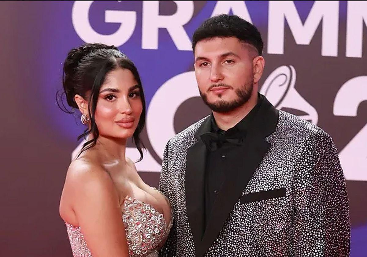 Omar Montes y su novia, Lola Romero, en una imagen de archivo.